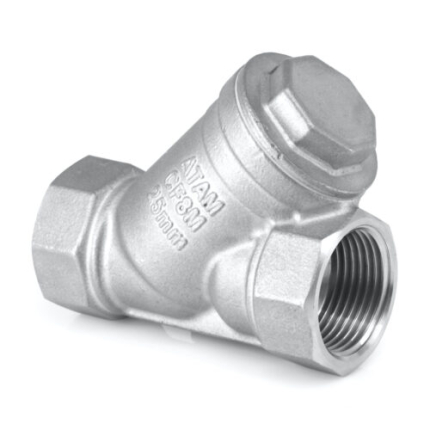Investment Casting Stainless Steel (CF8) Y-Type Strainer, Screwed Ends, PN-20 | IC-14